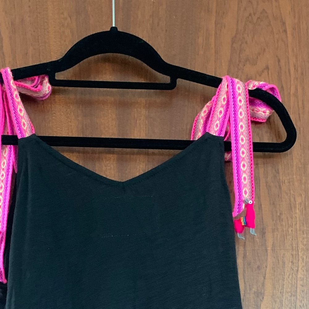 Pitusa Black Dress with Pink Accents - Picture 11 of 14